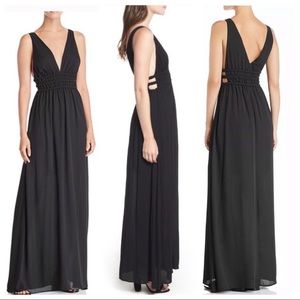 WAYF Surrey Plunging Cutout Gown